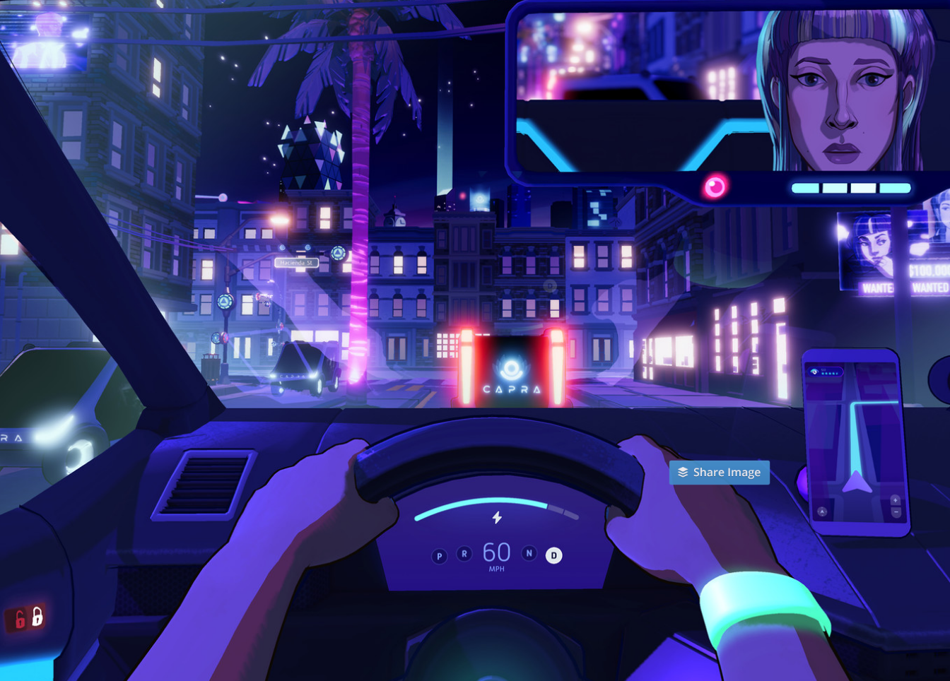 Neo Cab screenshot at Gaming Impact